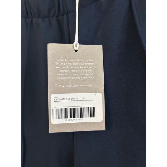 Everlane the Dream Pant in Navy Blue XXS NWT - Picture 8 of 10